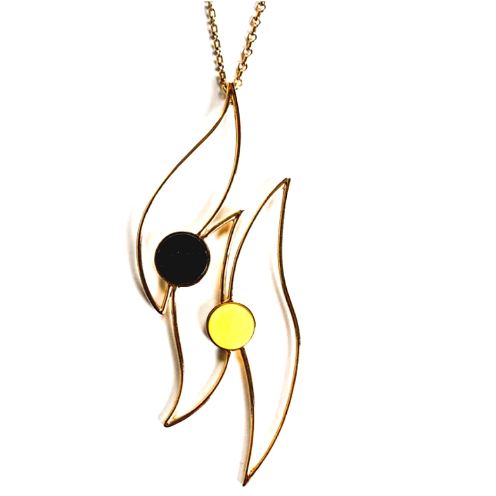 DIOR PENDENT LONG NECKLACE